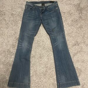 Genetic denim flare jeans